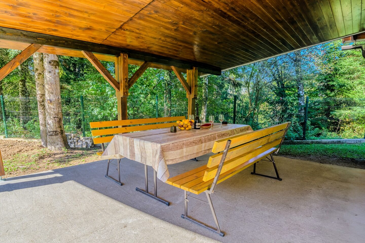 Überdachte Terrasse